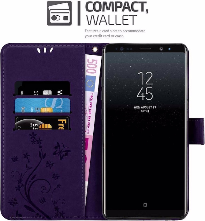 Produktbild Cadorabo Flower Book Cover (Samsung Galaxy Note 8)