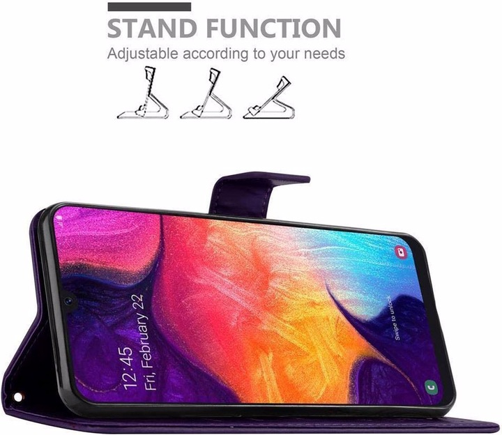 Produktbild Cadorabo Flower Book Cover (Samsung Galaxy A50)