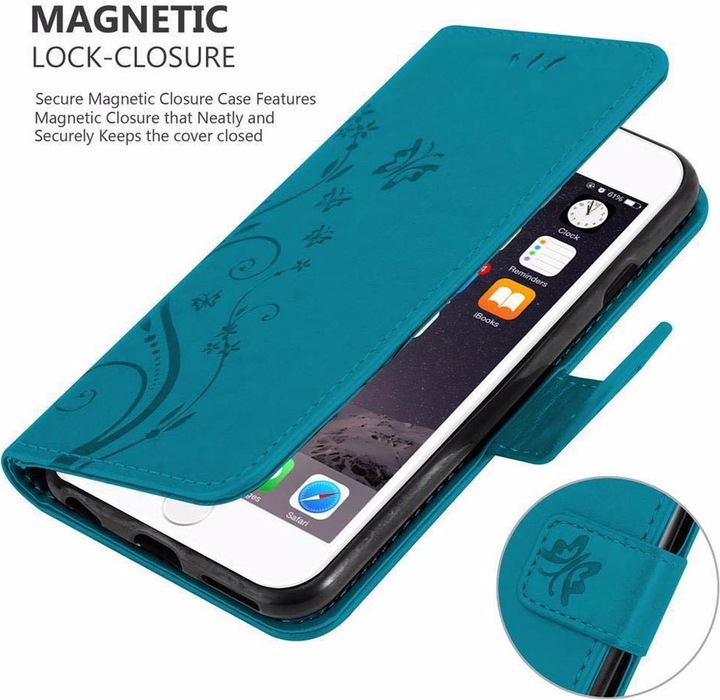 Produktbild Cadorabo Flower Book Cover (Apple iPhone 6)
