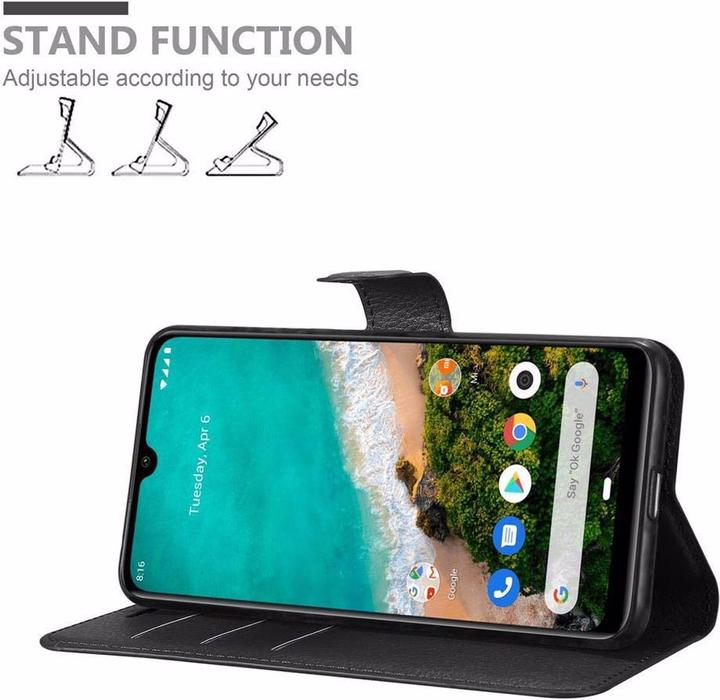 Actual product image Cadorabo Book with stand function cover (Mi A3)