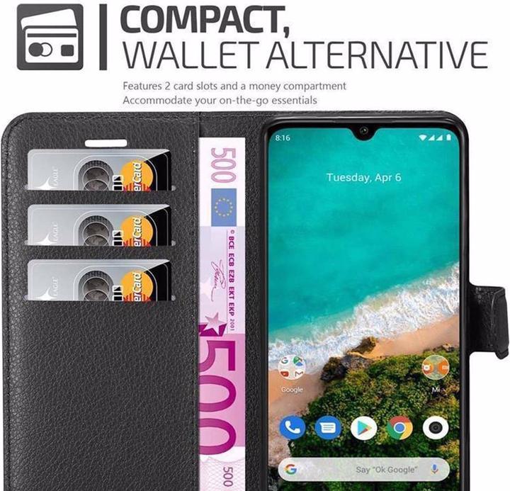 Actual product image Cadorabo Book with stand function cover (Mi A3)