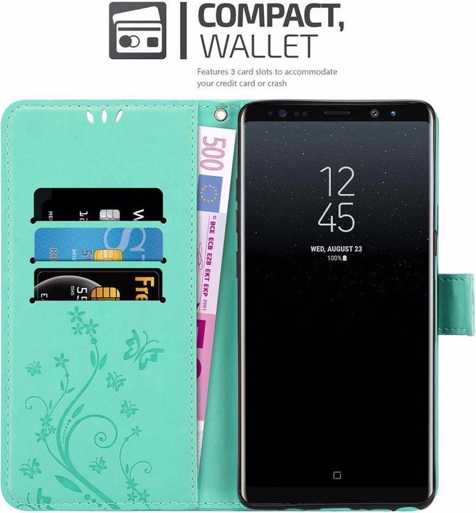 Produktbild Cadorabo Flower Book Cover (Samsung Galaxy Note 8)