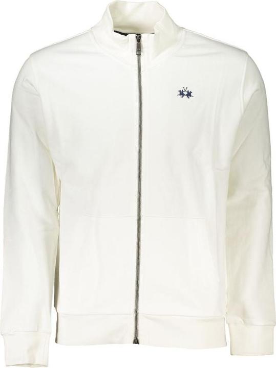 Produktbild La Martina Weisser Baumwollpullover für Männer (L)