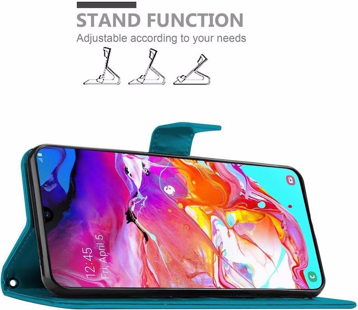 Produktbild Cadorabo Flower Book Cover (Samsung Galaxy A70)