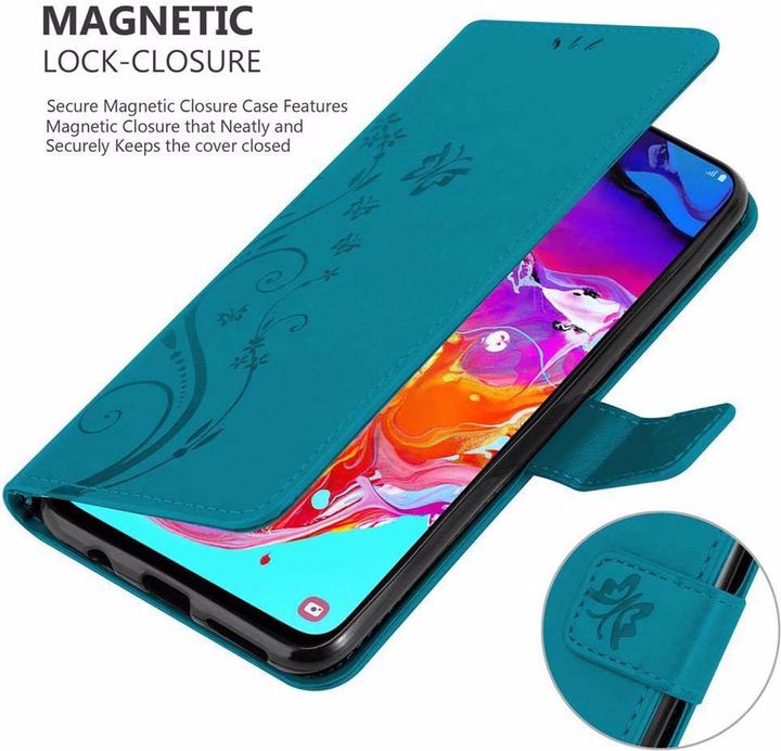 Produktbild Cadorabo Flower Book Cover (Samsung Galaxy A70)