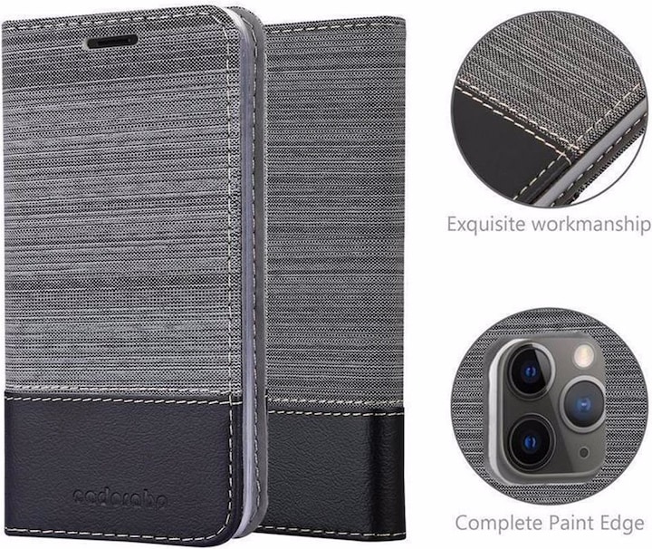 Produktbild Cadorabo Book Jeans Optik Cover (Apple iPhone 11 Pro Max)