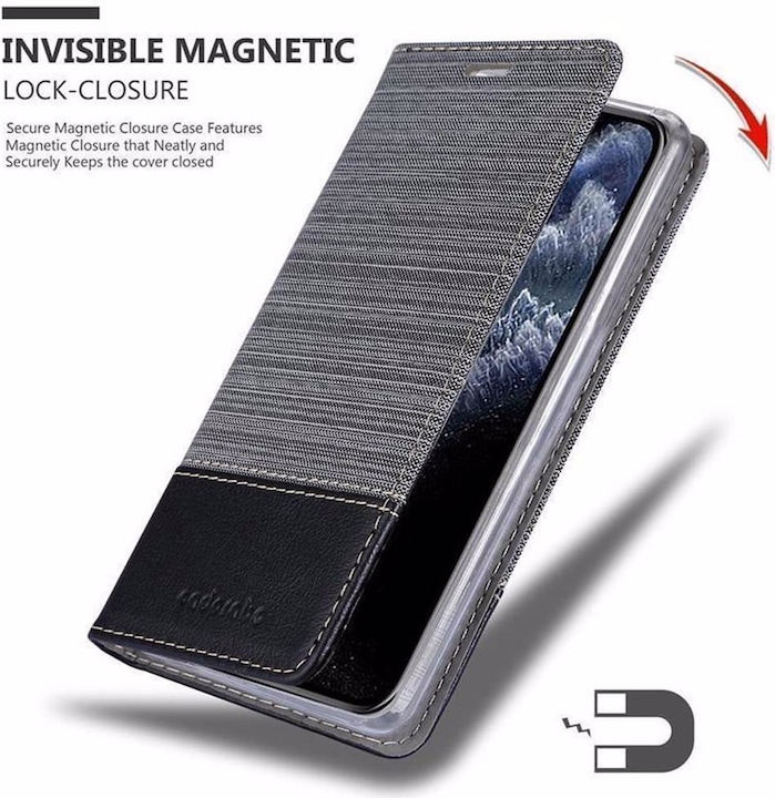 Produktbild Cadorabo Book Jeans Optik Cover (Apple iPhone 11 Pro Max)
