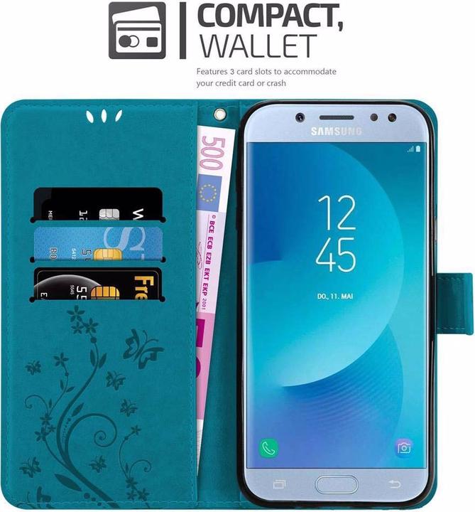 Produktbild Cadorabo Flower Book Cover (Samsung Galaxy J5 (2017))