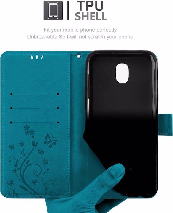 Produktbild Cadorabo Flower Book Cover (Samsung Galaxy J5 (2017))