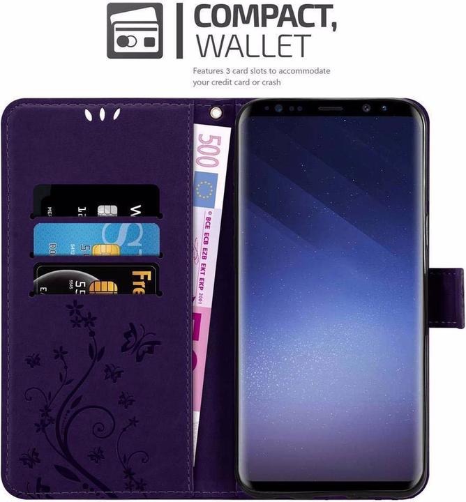 Image du produit Cadorabo Couverture du livre de fleurs (Samsung Galaxy S9)