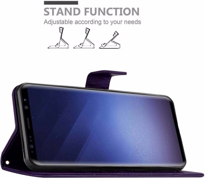 Produktbild Cadorabo Flower Book Cover (Samsung Galaxy S9)