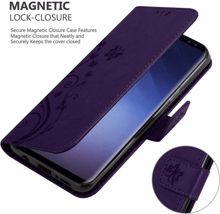 Produktbild Cadorabo Flower Book Cover (Samsung Galaxy S9)