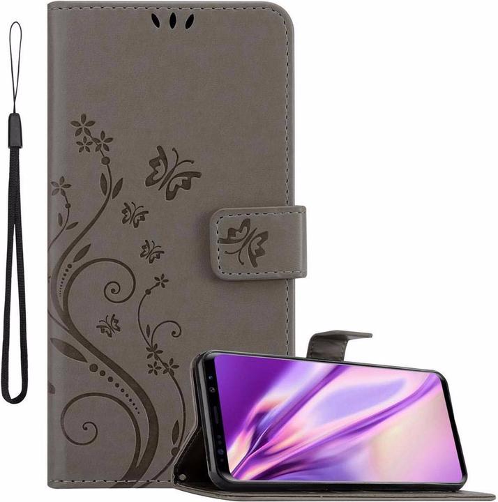 Actual product image Cadorabo Flower Book Cover (Samsung Galaxy S9+)