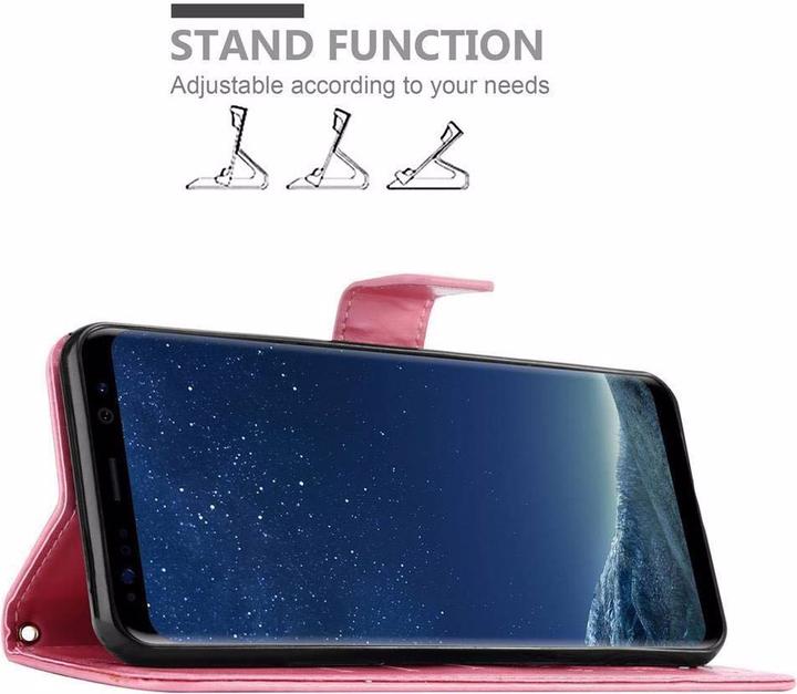 Actual product image Cadorabo Flower Book Cover (Samsung Galaxy S8)