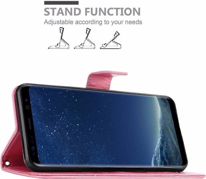 Produktbild Cadorabo Flower Book Cover (Samsung Galaxy S8)