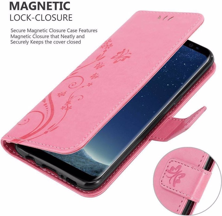 Produktbild Cadorabo Flower Book Cover (Samsung Galaxy S8)