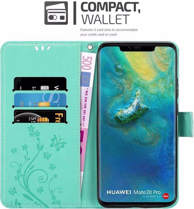 Produktbild Cadorabo Flower Book Cover (Huawei Mate 20 Pro)