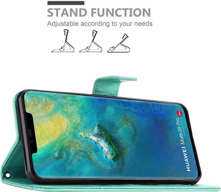 Produktbild Cadorabo Flower Book Cover (Huawei Mate 20 Pro)