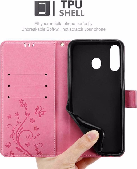 Produktbild Cadorabo Flower Book Cover (Samsung Galaxy M30)