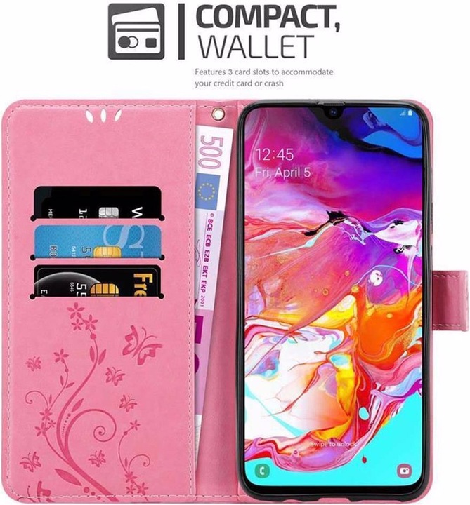 Produktbild Cadorabo Flower Book Cover (Samsung Galaxy A70)