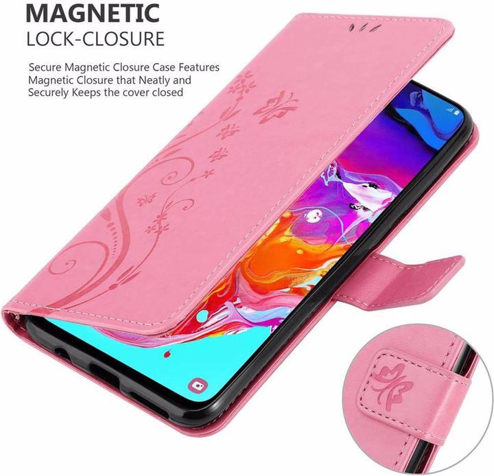 Image du produit Cadorabo Couverture du livre de fleurs (Samsung Galaxy A70)