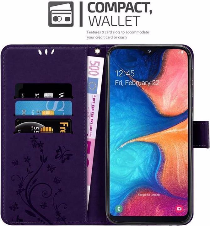 Actual product image Cadorabo Flower Book Cover (Samsung Galaxy A10e)
