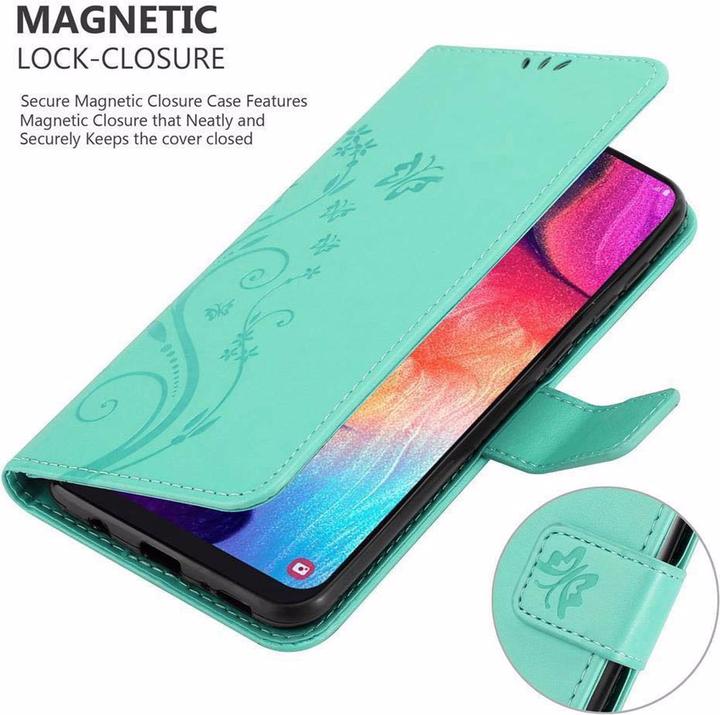 Immagine prodotto Cadorabo Copertina del libro di fiori (Samsung Galaxy A30s, Samsung Galaxy A50)