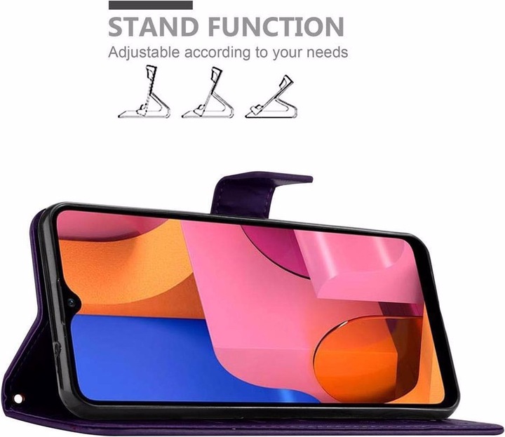 Produktbild Cadorabo Flower Book Cover (Samsung Galaxy A20s)