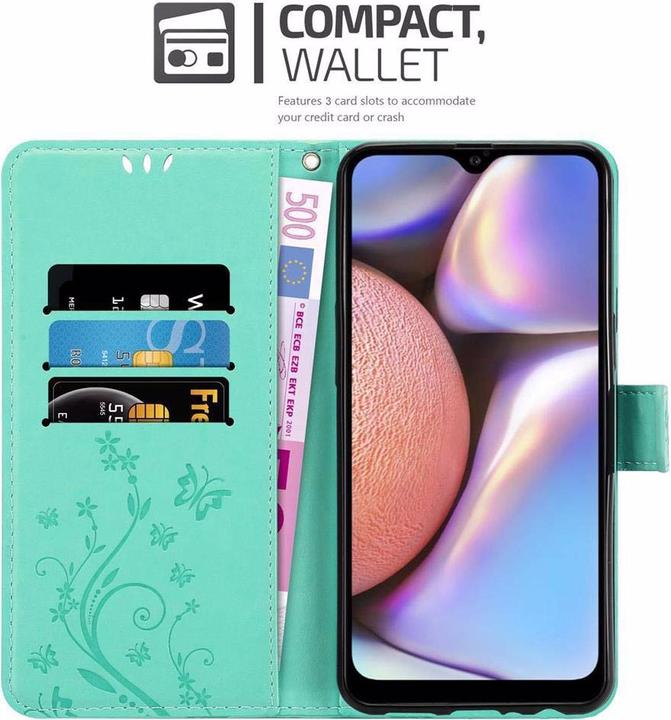Actual product image Cadorabo Flower Book Cover (Samsung Galaxy A10s)