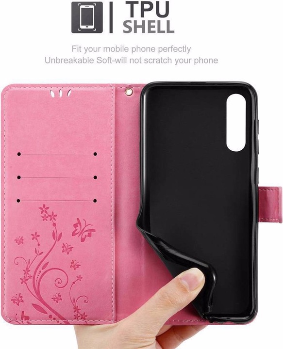 Produktbild Cadorabo Flower Book Cover (Samsung Galaxy A30s, Samsung Galaxy A50s)