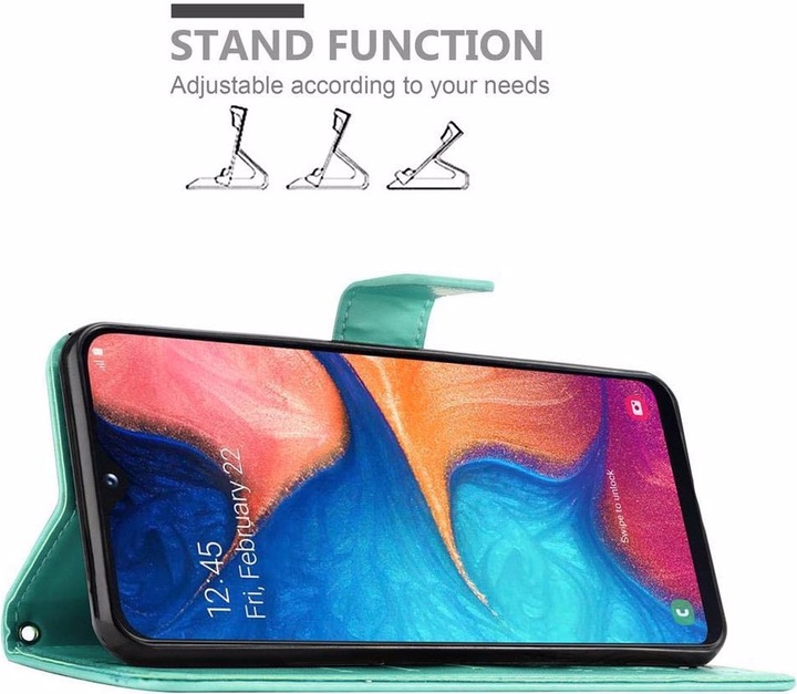 Produktbild Cadorabo Flower Book Cover (Samsung Galaxy A10e)