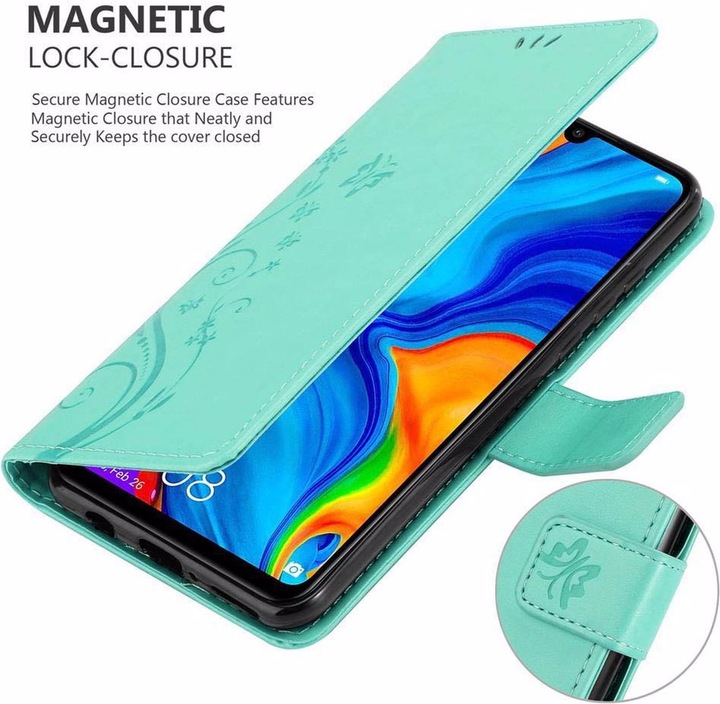 Produktbild Cadorabo Flower Book Cover (Huawei P30 Lite)