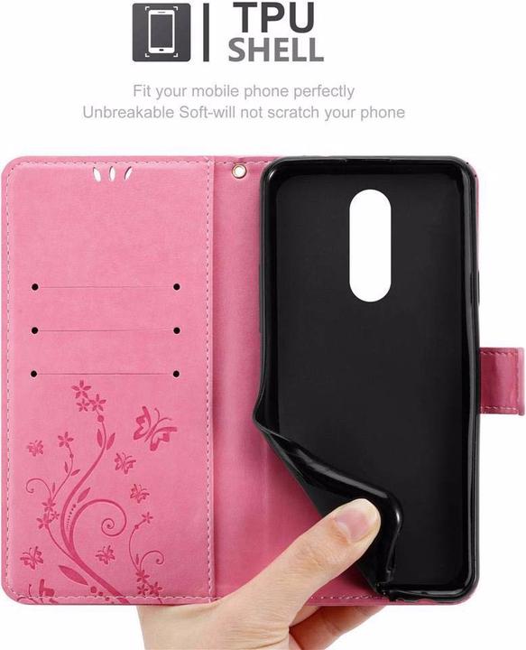 Actual product image Cadorabo Flower Book Cover (Sony Xperia 1, Sony Xperia XZ4)
