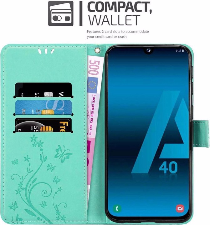 Produktbild Cadorabo Flower Book Cover (Samsung Galaxy A40)