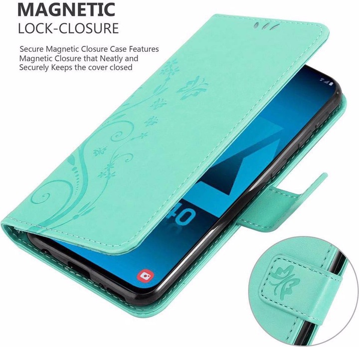 Produktbild Cadorabo Flower Book Cover (Samsung Galaxy A40)