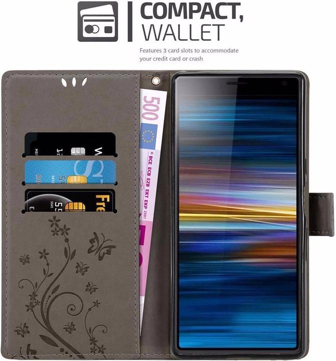 Actual product image Cadorabo Flower Book Cover (Sony Xperia XA3, Sony Xperia 10)