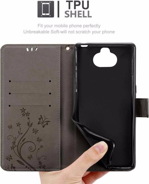 Actual product image Cadorabo Flower Book Cover (Sony Xperia XA3, Sony Xperia 10)