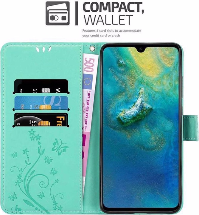Produktbild Cadorabo Flower Book Cover (Huawei Mate 20)