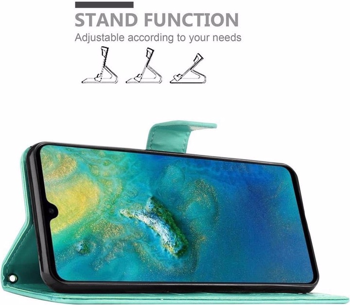 Produktbild Cadorabo Flower Book Cover (Huawei Mate 20)