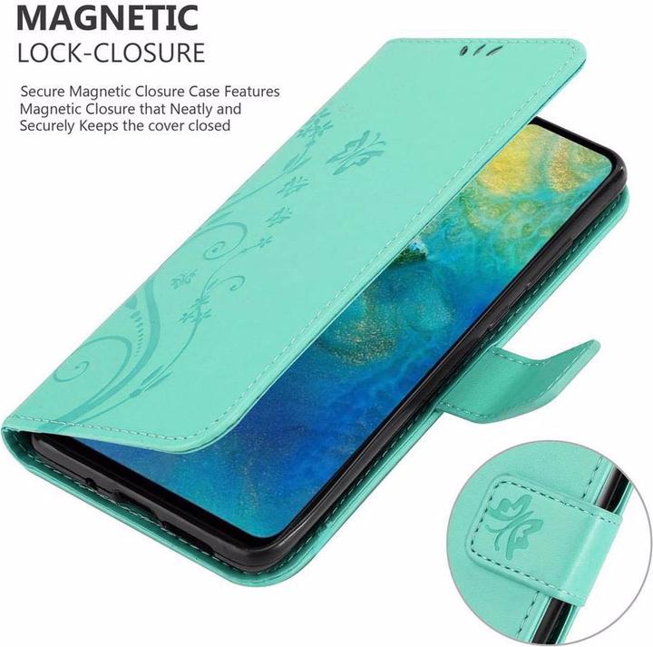 Actual product image Cadorabo Flower Book Cover (Mate 20)