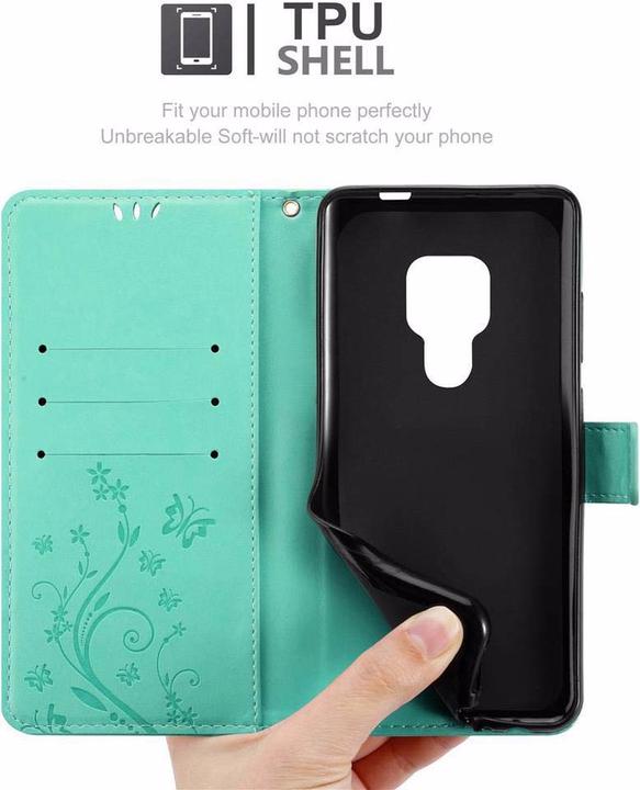 Actual product image Cadorabo Flower Book Cover (Mate 20)