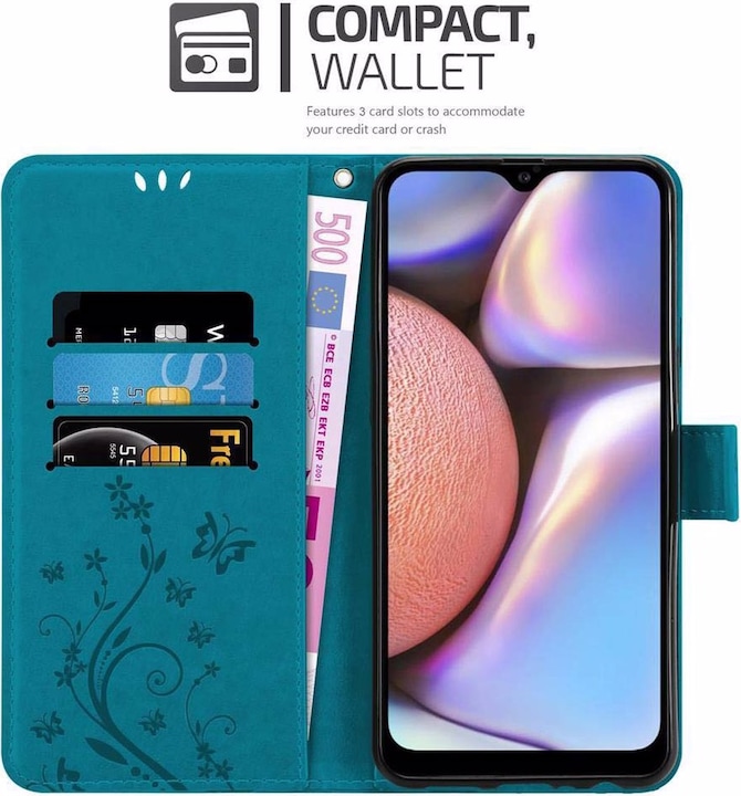Produktbild Cadorabo Flower Book Cover (Samsung Galaxy A10s)