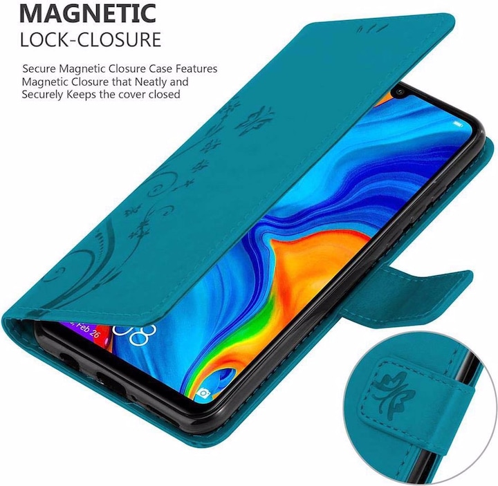 Produktbild Cadorabo Flower Book Cover (Huawei P30 Lite)
