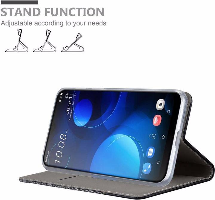 Produktbild Cadorabo Book Jeans Optik Cover (HTC Desire 19+)
