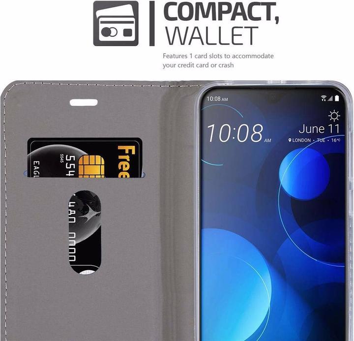 Produktbild Cadorabo Book Jeans Optik Cover (HTC Desire 19+)