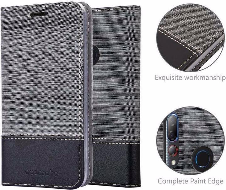 Produktbild Cadorabo Book Jeans Optik Cover (HTC Desire 19+)