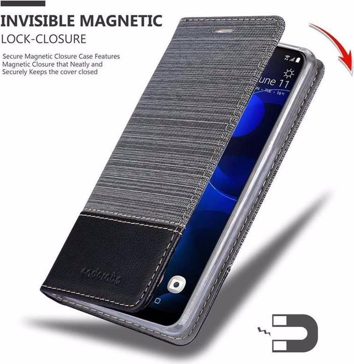 Produktbild Cadorabo Book Jeans Optik Cover (HTC Desire 19+)