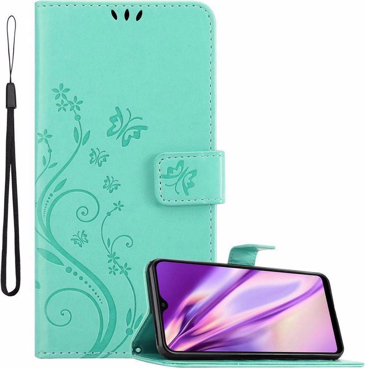 Produktbild Cadorabo Flower Book Cover (Samsung Galaxy A20, TCL A30, Samsung Galaxy M10s)
