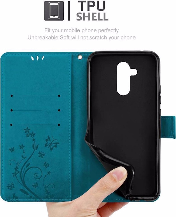 Produktbild Cadorabo Flower Book Cover (Huawei Mate 20 Lite)