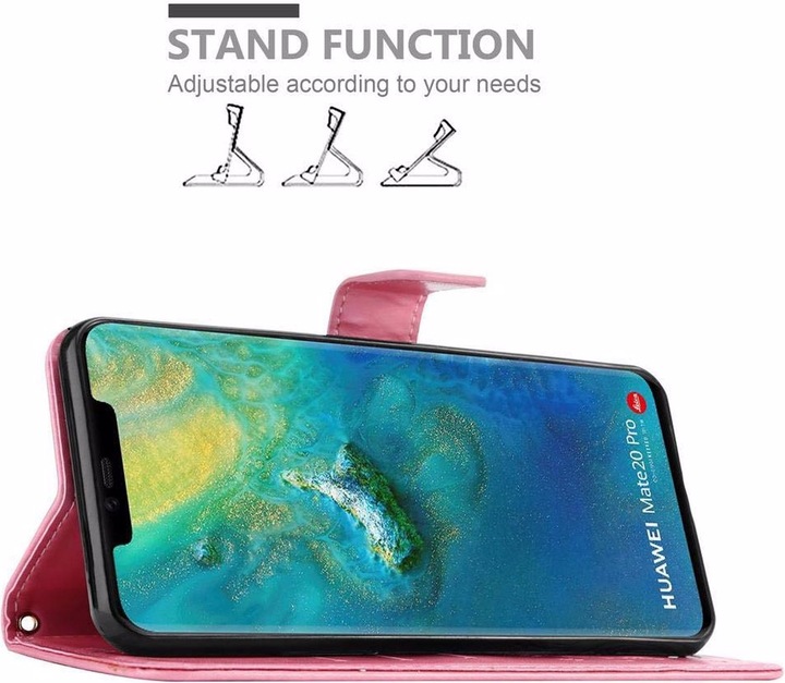 Produktbild Cadorabo Flower Book Cover (Huawei Mate 20 Pro)